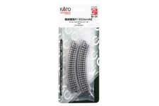KATO-Lemke K20-174 - N - Gleis, gebogen, R 150 mm 45° (4 Stück)